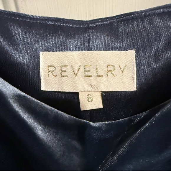 Revelry Navy Blue Maxi Dress - Picture 4 of 7